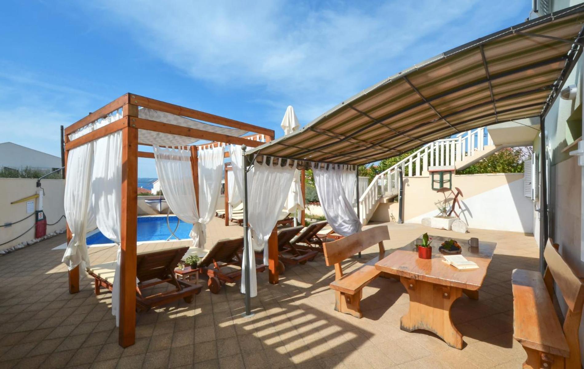 Apartments Santo Trogir - Okrug Gornji Exteriér fotografie